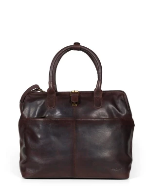 Foto van product Howard London Laptoptas 'Laptop Bag Ken Dark Brown' bruin
