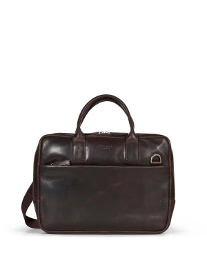 Foto van product Howard London Laptoptas 'Laptop Bag Stanley Dark Brown' donkerbruin
