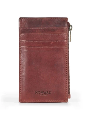 Foto van product Howard London Portemonnee 'Cardwallet Alvin Brown' bruin