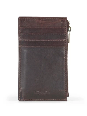 Foto van product Howard London Portemonnee 'Cardwallet Alvin Dark Brown' donkerbruin
