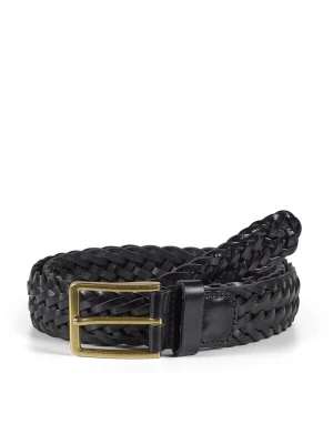 Foto van product Howard London Riem 'Braided Leather Belt Andrew Black' zwart