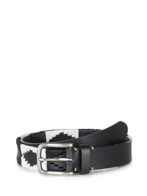 Foto van product Howard London Riem 'Howard Polo Belt Black / White' gemengde kleuren