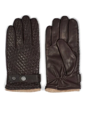 Foto van product Howard London Vingerhandschoenen 'Axel' donkerbruin
