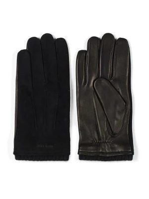Foto van product Howard London Vingerhandschoenen 'Leather Gloves Bob Black' zwart