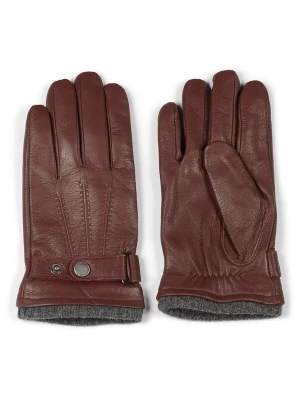 Foto van product Howard London Vingerhandschoenen 'Leather Gloves Bruno Brown' bruin