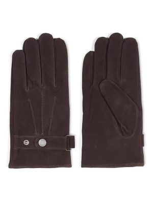 Foto van product Howard London Vingerhandschoenen 'Leather Gloves Jacob Dark Brown' donkerbruin