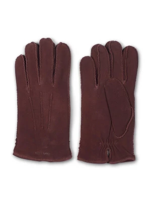 Foto van product Howard London Vingerhandschoenen 'Leather Gloves Sander Brown' bruin