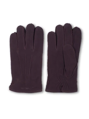 Foto van product Howard London Vingerhandschoenen 'Leather Gloves Sander Dark Brown' donkerbruin