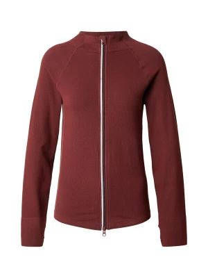 Foto van product HRMN8 Sportief sweatvest 'SCUPLT' zilvergrijs / bourgogne