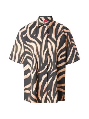 Foto van product HUGO Blouse 'Camule-1' camel / zwart