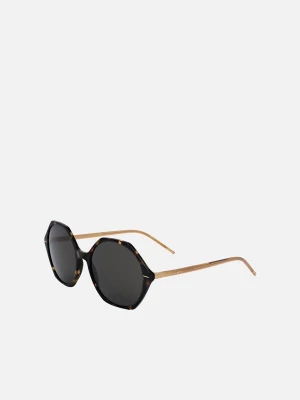 Foto van product HUGO BOSS Zonnebril 'Hugo Boss BOSS 1585 / S Grey / 18 / 140 Women Sunglasses' bruin