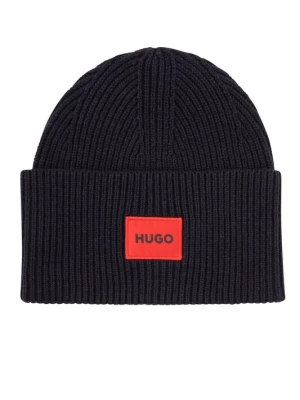 Foto van product HUGO Muts 'Saffa' bloedrood / zwart
