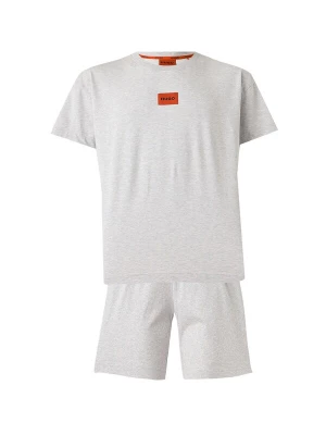 Foto van product HUGO Pyjama kort 'GALAXY' lichtgrijs