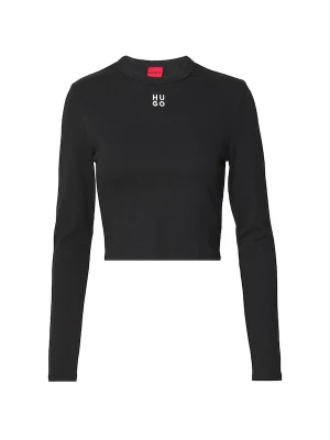 Foto van product HUGO Shirt 'Dafilomena_3' zwart / wit