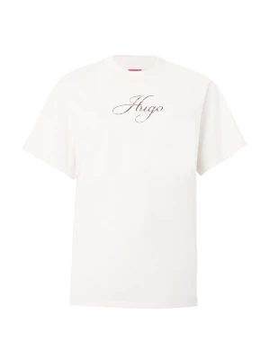 Foto van product HUGO Shirt 'Vintage' crème / lichtbruin / zwart
