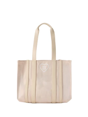 Foto van product HUGO Shopper 'Thenah' rosa / wit / wolwit
