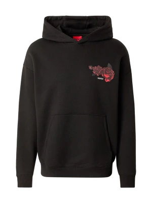 Foto van product HUGO Sweatshirt 'Dagethood' lichtrood / zwart / wit