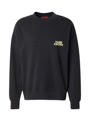 Foto van product HUGO Sweatshirt 'Dargentix' ultramarine blauw / lichtgroen / zwart / offwhite