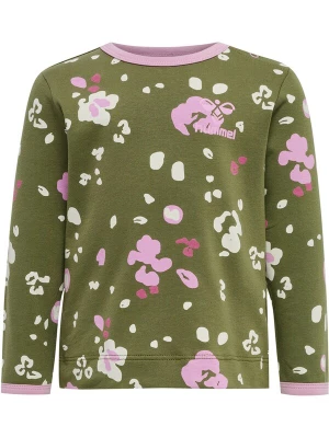 Foto van product Hummel Shirt 'Alisa' grijs / olijfgroen / pink