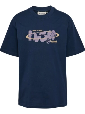 Foto van product Hummel Shirt taupe / blauw / lichtlila