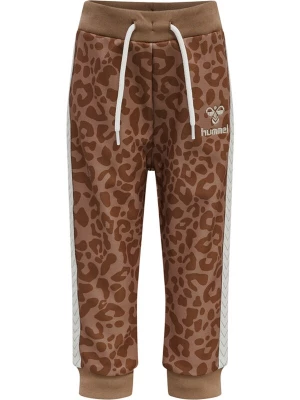 Foto van product Hummel Sportbroek 'NAOMI' lichtbruin / donkerbruin / grijs / wit