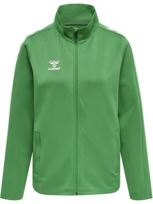 Foto van product Hummel Sportief sweatvest 'Poly' grasgroen / wit