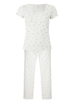 Foto van product Hunkemöller Pyjama 'Daisy' lichtbeige / blauw / groen