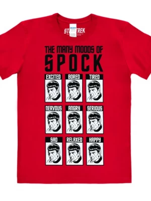Foto van product Hybris Shirt 'Star Trek' rood / zwart / wit