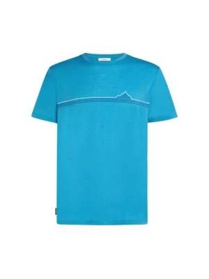 Foto van product ICEBREAKER Functioneel shirt 'Tech Lite' navy / royal blue / koningsblauw / wit