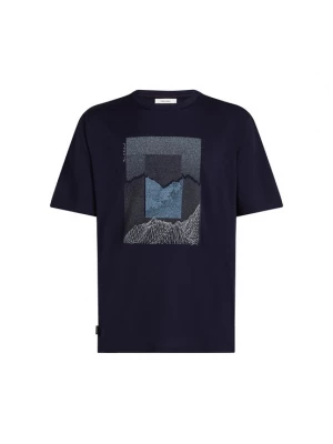 Foto van product ICEBREAKER Functioneel shirt 'Tech Lite' navy / smoky blue / lichtblauw / wit