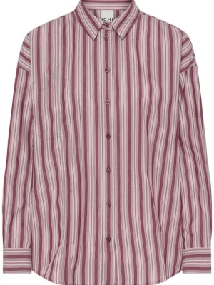 Foto van product ICHI Blouse 'IHFLUCA' oudroze / bordeaux / offwhite
