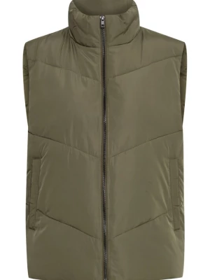 Foto van product ICHI Bodywarmer 'FRIZTA' olijfgroen