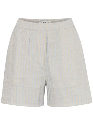 Foto van product ICHI Broek 'KADAYA' beige / pastelblauw