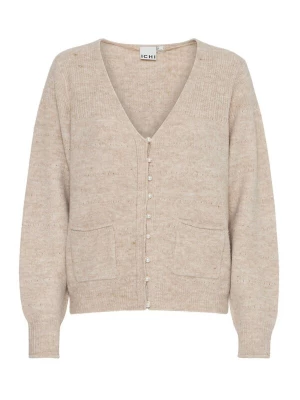 Foto van product ICHI Gebreid vest 'Banise' beige