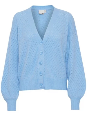 Foto van product ICHI Gebreid vest 'IHAlpa' hemelsblauw