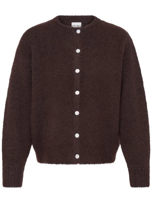 Foto van product ICHI Gebreid vest 'IHBELABLUE' donkerbruin