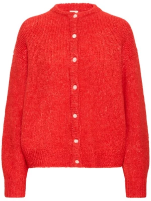 Foto van product ICHI Gebreid vest 'IHBELABLUE' rood