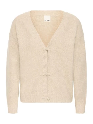 Foto van product ICHI Gebreid vest 'IHDASILA' lichtbeige