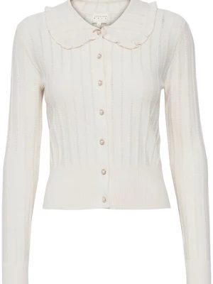 Foto van product ICHI Gebreid vest 'IRFANTINE' ecru
