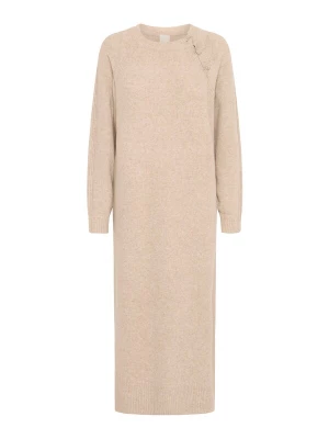 Foto van product ICHI Gebreide jurk 'IHDASILA' beige gemêleerd