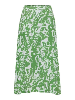 Foto van product ICHI Rok groen / wit