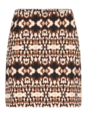 Foto van product ICHI Rok 'IHKate' lichtbeige / bruin / cognac / rosa