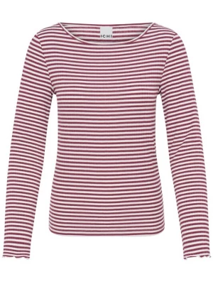 Foto van product ICHI Shirt 'IHCELLA' bordeaux / wit