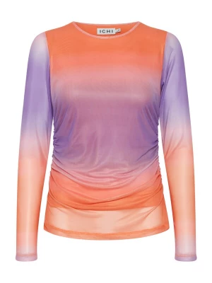 Foto van product ICHI Shirt 'ISTA' donkerlila / oranje