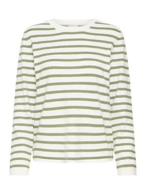 Foto van product ICHI Shirt 'LULS' appel / wit