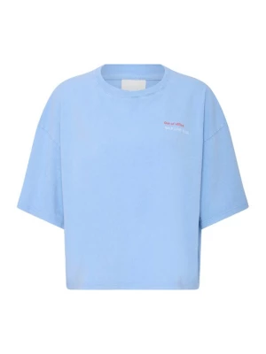 Foto van product ICHI Shirt 'NICA' lichtblauw / rood / wit