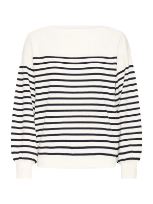 Foto van product ICHI Trui 'IHLULS' navy / wit