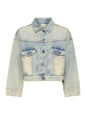 Foto van product ICHI Tussenjas 'IHNOVANNA JA' blauw denim