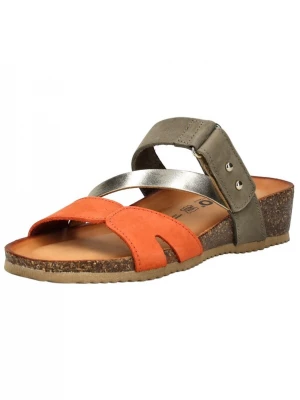 Foto van product IGI&CO Muiltjes groen / oranje / zilver