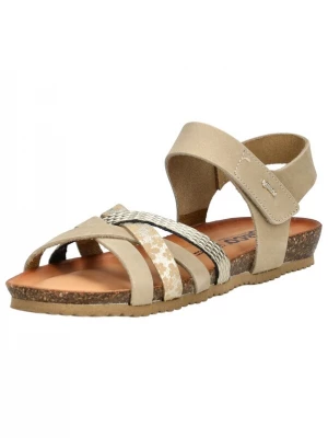 Foto van product IGI&CO Sandaal camel / goud / zilver